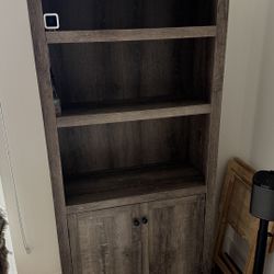 Like New Condition Rustic Bookshelf $80