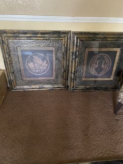 Set De 2 Cuadros Grandes 24x24