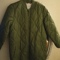 New Olive Color Old Navy Windbreaker Size Xs