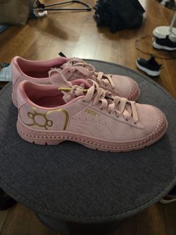 Puma x Hello Kitty Utility Women's Sneakers Pink Gold 372974-01 used condition Womens Trainers Sneakers Size 8 US