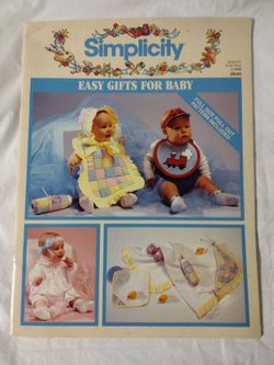 Easy Gifts For Baby Pattern Booklet 1993