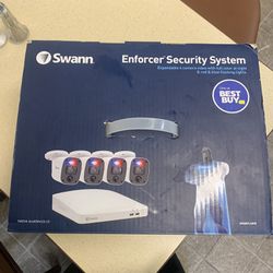 swann - enforcer 4k ultra hd 4 camera 8-channel dvr security system