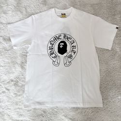 White Bape X Chrome Hearts