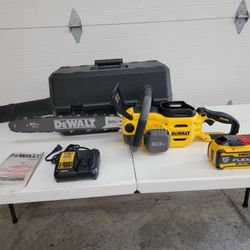Dewalt 60v 20" Chainsaw 