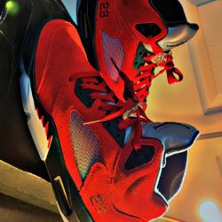 Jordan 5s Raging bull