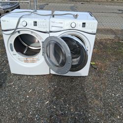 Whirlpool duet steam washer and dryer set works.Good heavy duty, stainless steel 30 day warranty ii.Fix and sell washers and dryers