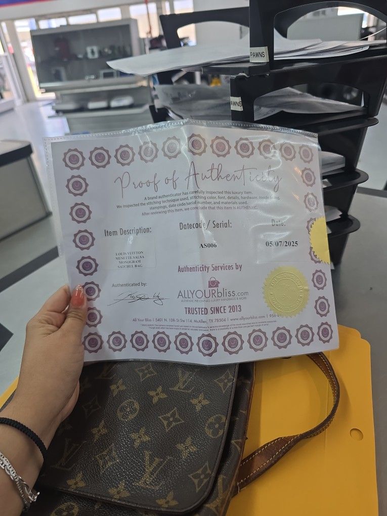 Louis Vuitton Authentic Satchel