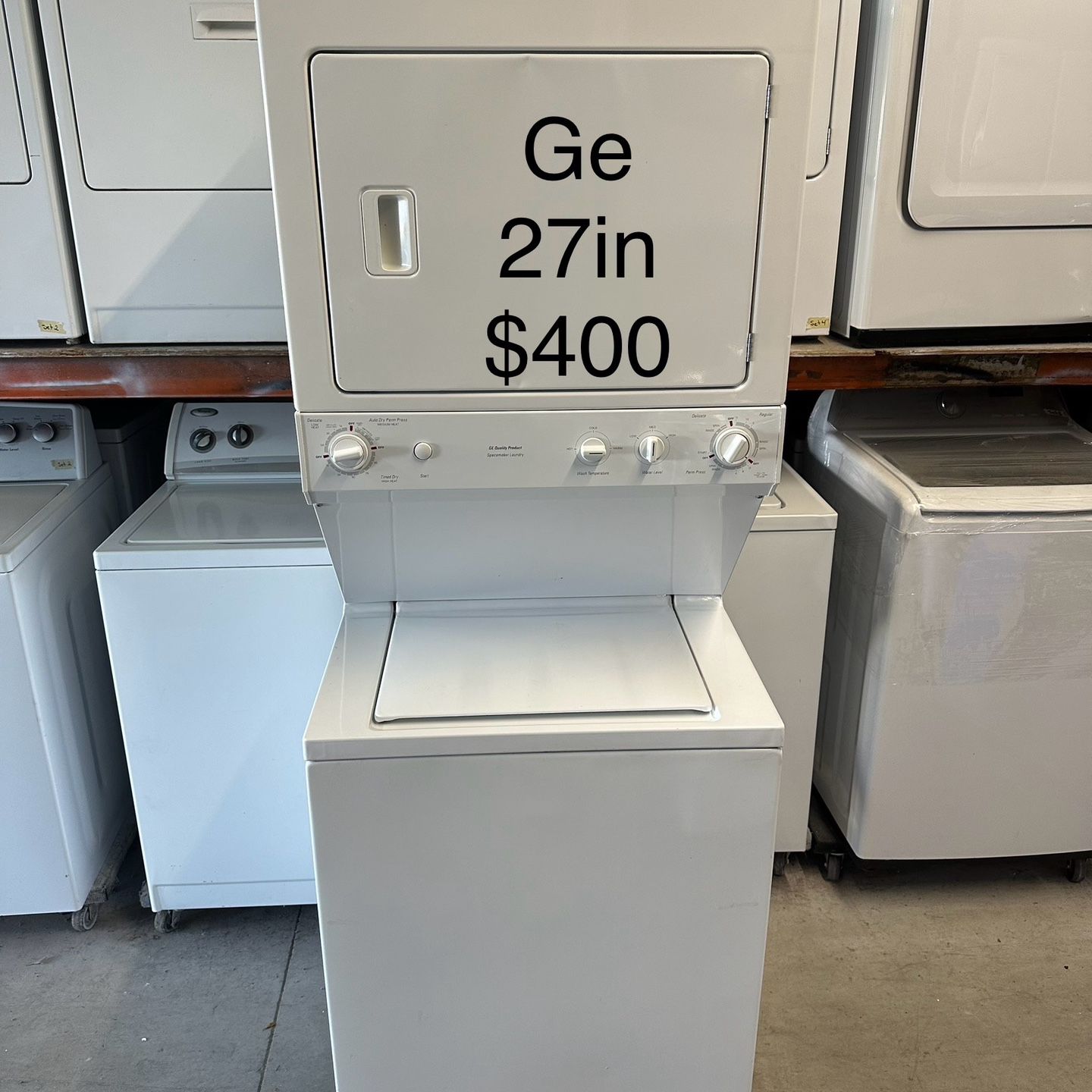 Ge Stackable Washer Dryer