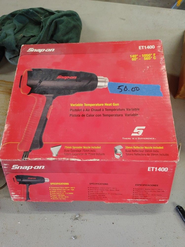 Snap On Variable Temp Heat Gun Tools