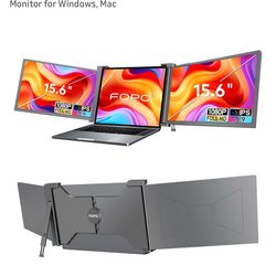 FOPO 15.6" Triple Portable Laptop Monitor