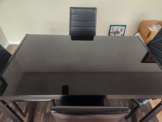 Black Glass Kitchen Table With Four Chairs IKEA!