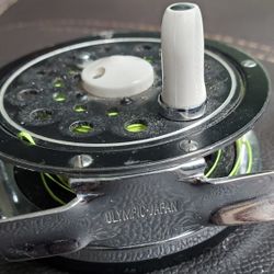 Olympic Hurricane Vintage Fishing Reel, made in Japan