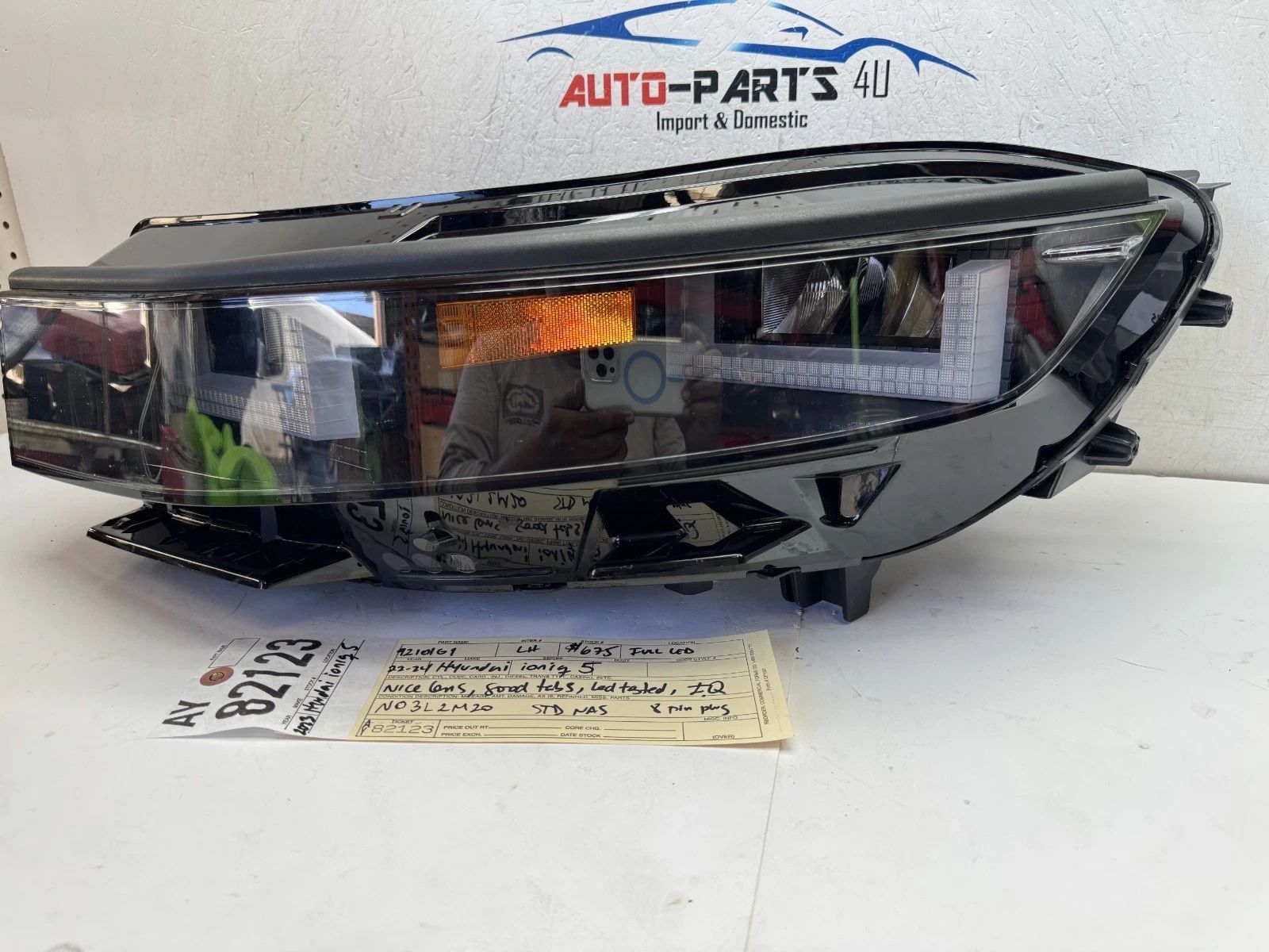 2022 - 2023 - 2024 HYUNDAI IONIQ 5 LEFT DRIVER FULL LED HEADLIGHT OEM AY82123