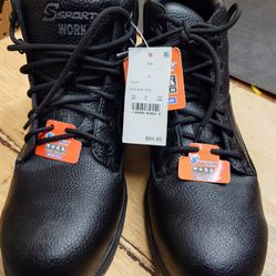 Sketchers Size 12 Steel Toe Boots New