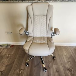 *NEW* High Back Executive Office Ergonomic Desk Chair With Flip-Up Arms Height Adjustable
