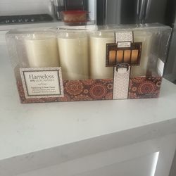 Set Of Four Flameless Candles