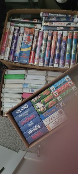 90+ VHS DISNEY/DREAMWORKkS/S. Temple/Exercise Videos
