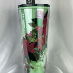Starbucks 2021 Holiday Color Changing Poinsettia Green