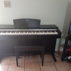 acoustic and electric piano