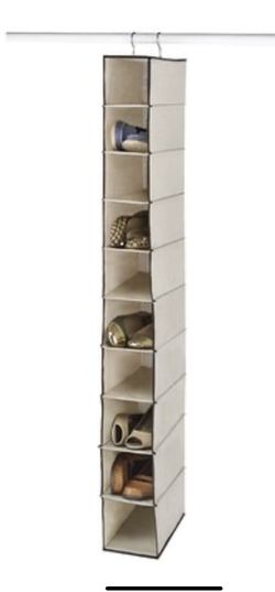 Hanging shoe organizer - holds 10 pairs