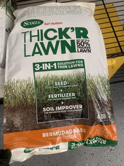 Turf Builder 40 lbs. 4,000 sq. ft. THICK LAWN Grass Seed, Fertilizer, 