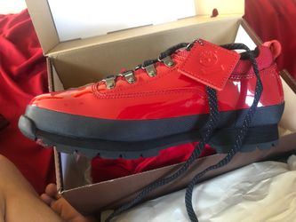 Euro Hiker Low Medium Red Leather [Supreme] On Sale!