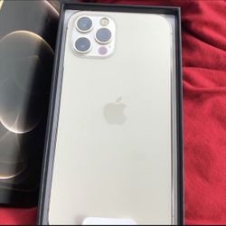 Apple iPhone 12 Pro Max Gold Unlocked Any Carrier Comes With Original Box & Charger