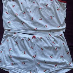 Cherry Print pajama set 