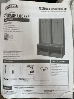 Lifetime Home & Garage Storage Locker, Gray