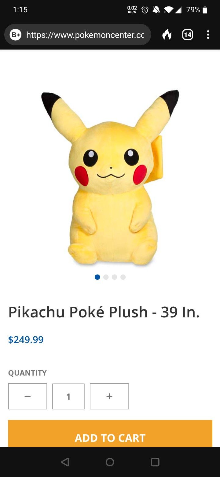 Extra Large Official Pikachu
