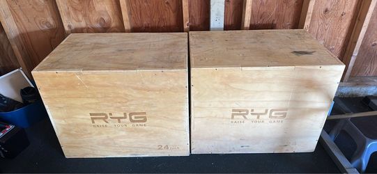 2 Raise Your Game 24” boxes