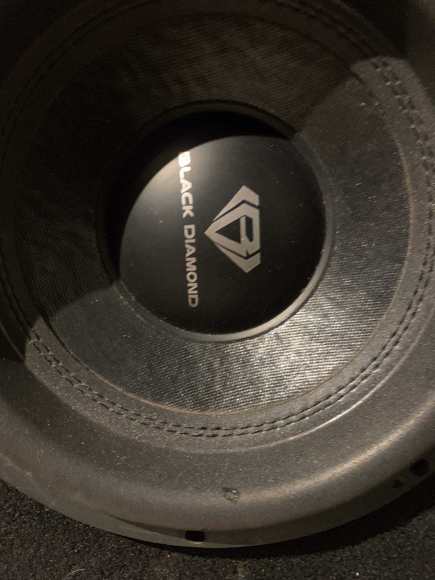 Black Diamond Subwoofers & Box 