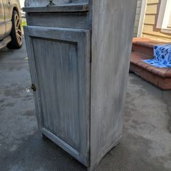 Repurposed Vintage Kitchen Trash Container 