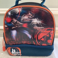 PIRATES of the Caribbean School Lunch Box Insulated Tote Bag Disney Store Jack Sparrow