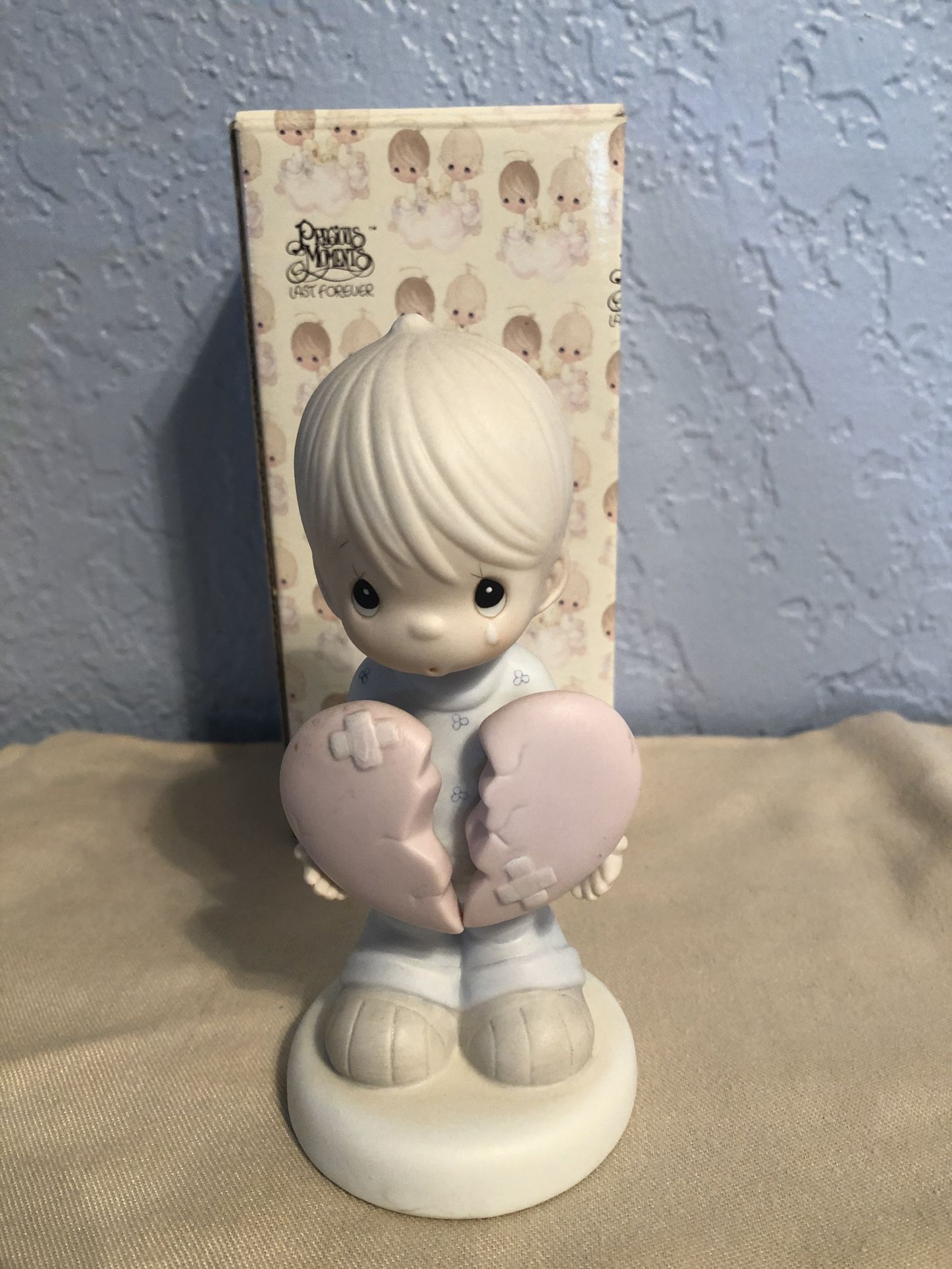1987 Precious Moments Figurines “This Too Shall Pass” W/Box #114014