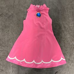 Princess Peach Dress Costume 