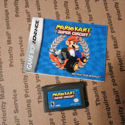 Mario Kart Super Circuit For Game Boy Advance With Manual
