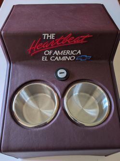 El Camino console USB cup holders