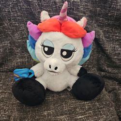 Disney Parks Pixar Inside Out Rainbow Unicorn Plush Toy 