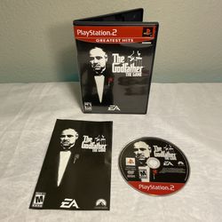 The Godfather The Game - PS2 (Sony PlayStation 2, 2006) Complete (CIB) Tested