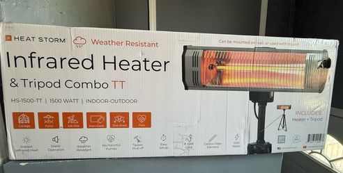 New Heat Storm Infrared Heater  & Tripod Combo
