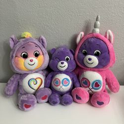 Basic Fun Care Bears Lot Of 3