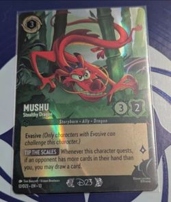 D23 mushu stealthy dragon