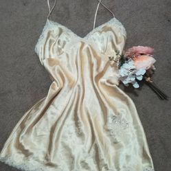 VTG Secret Treasures Satin Nightgown
