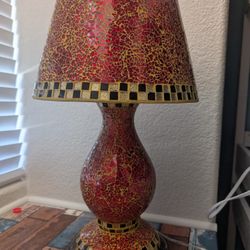 Two Mosaic Lamps 