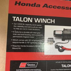New Honda Talon Winch - Never Used-Make An Offer