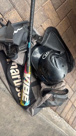 Youth baseball gear .