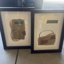 2 Medium Abstract Art