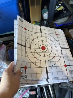Stack of paper targets