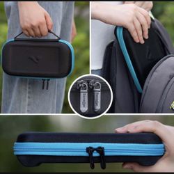 Extra Large Carrying Case for Nintendo Switch Lite, Fits Charger, Compatible with JETech Protective Case and Most Grips, Game and Accessories Storage 